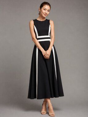 Calvin Klein A-line Midi Dress